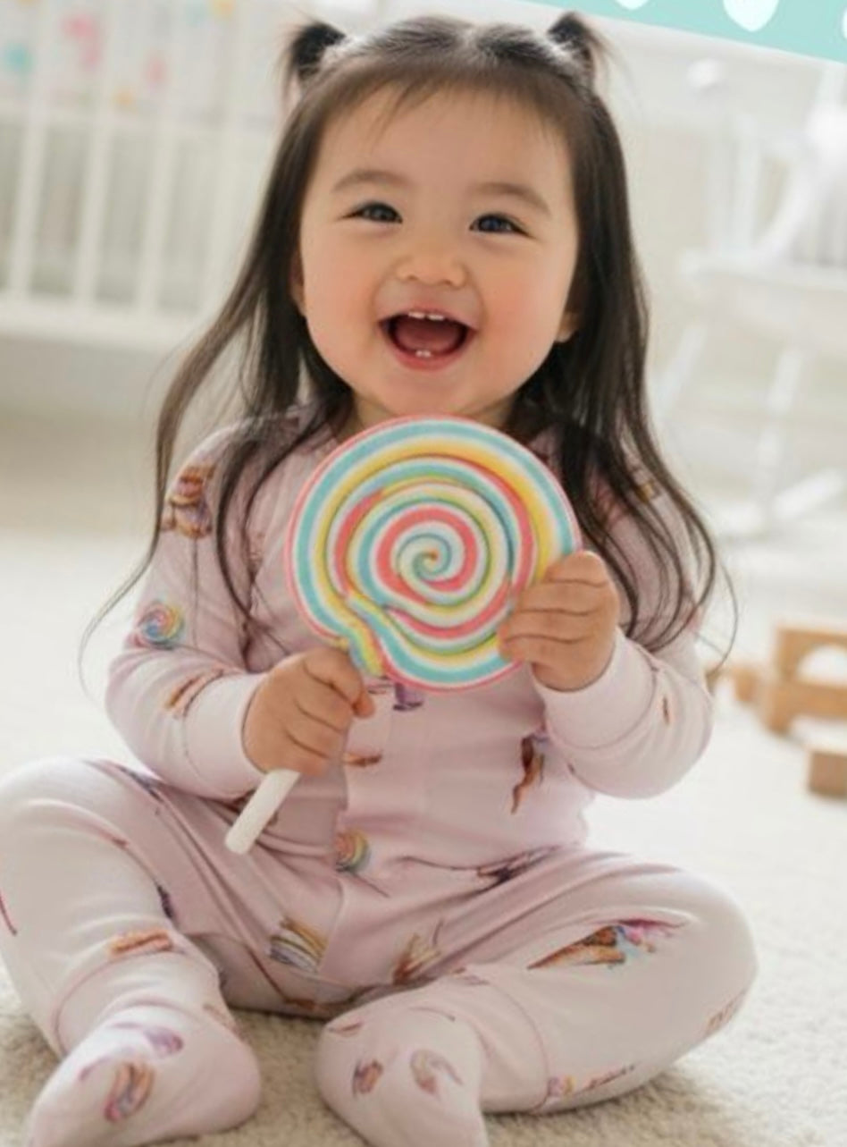 TENCEL Candy Sleepsuit with Magnetic Snaps