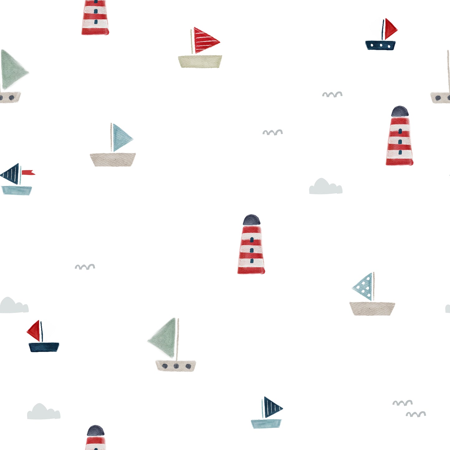 TENCEL Lighthouse Romper with Magnetic Snaps