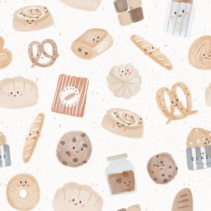 French Pastries Onesie with Magnetic Snaps