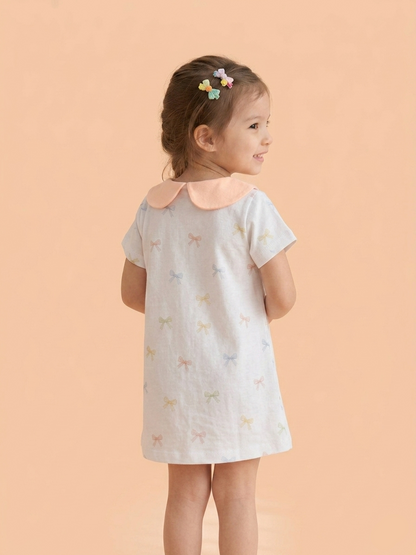 TENCEL Ribbon Dress with Magnetic Snaps