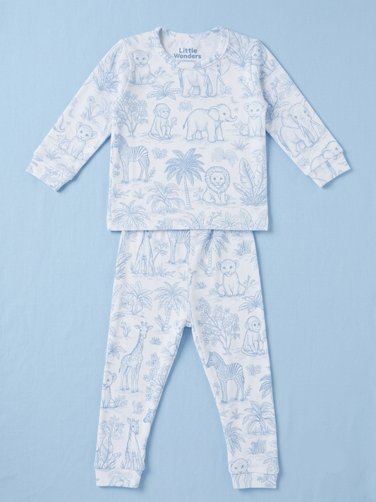 TENCEL Safari Toile Pyjamas (2-Piece Set)