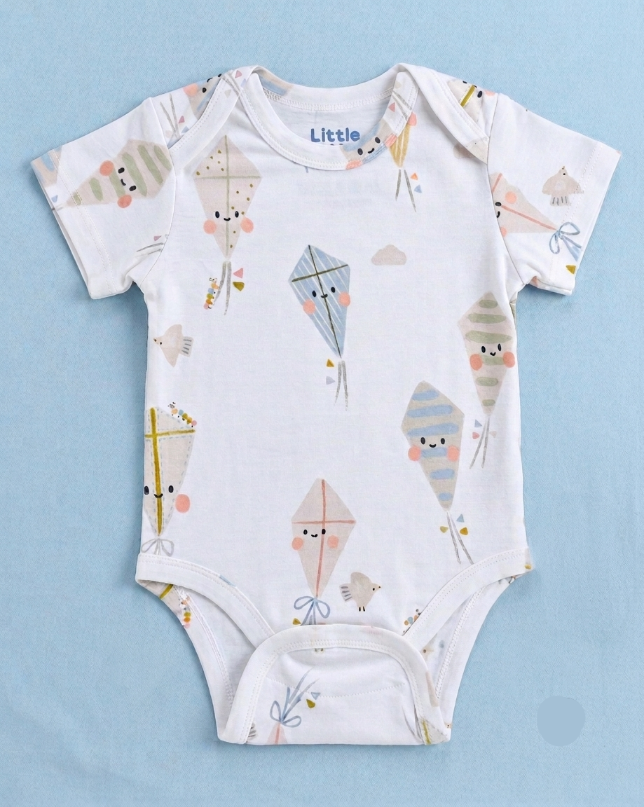 Kites Onesie with Magnetic Snaps