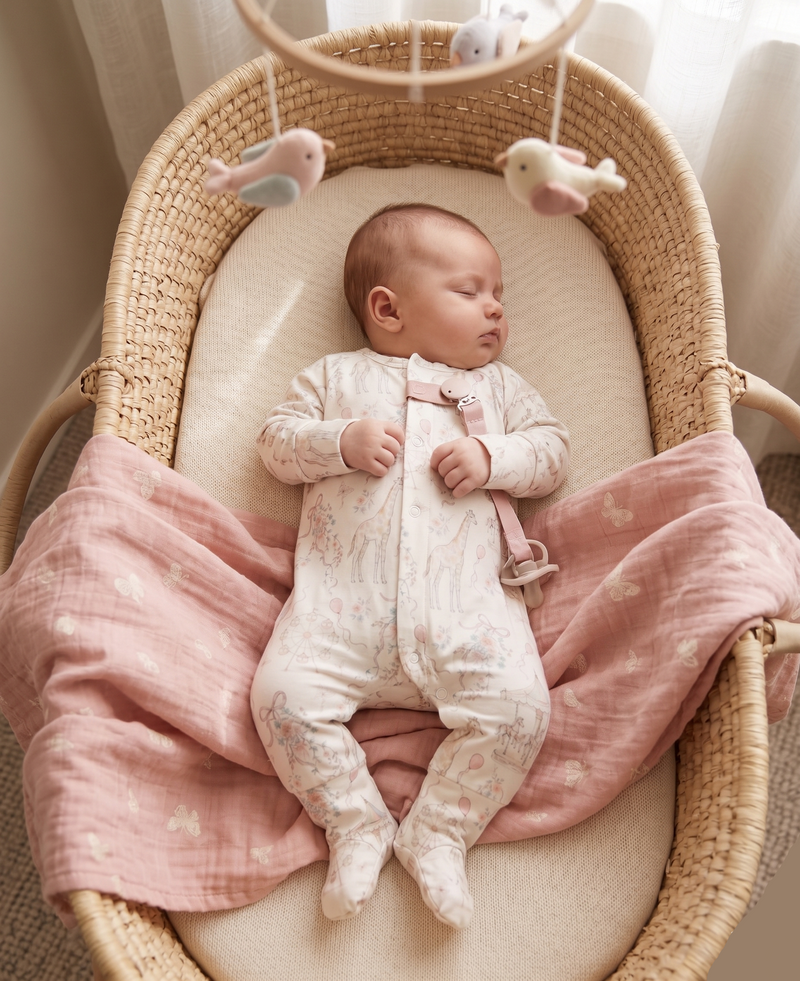 Whimsical Carousel Sleepsuit with Magnetic Snaps