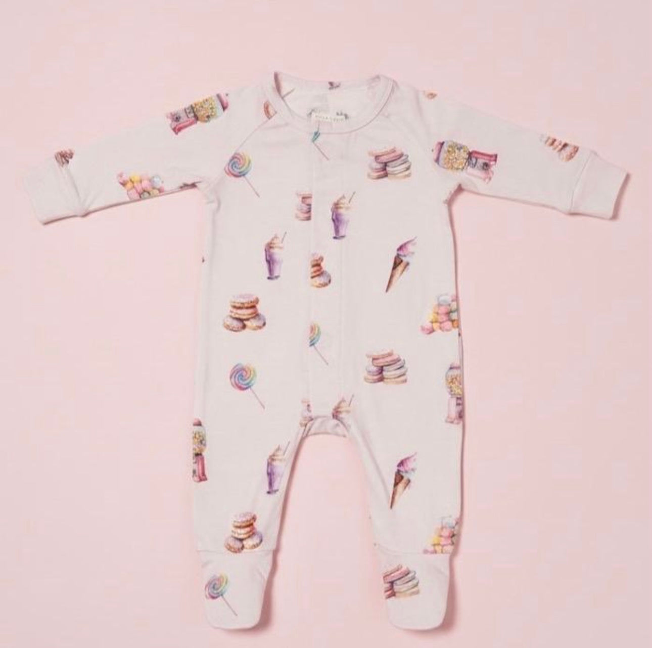 TENCEL Candy Sleepsuit with Magnetic Snaps