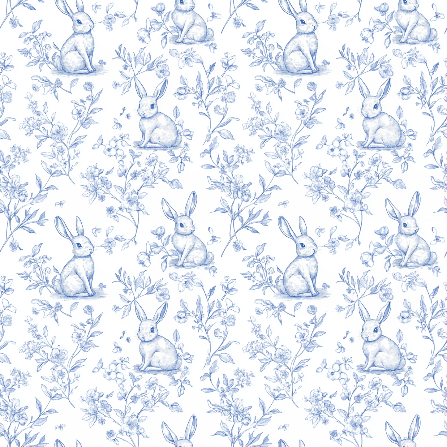 TENCEL Rabbit Toile Onesie with Magnetic Snaps
